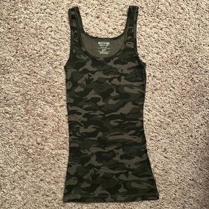 Camo print tank
